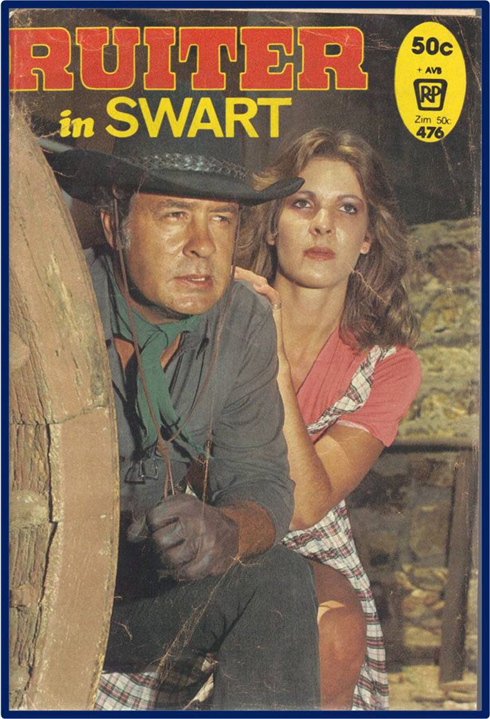 Ruiter in Swart